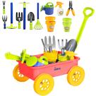 Conjunto de brinquedos Dimple Garden Wagon & Tools Premium, 15 unidades para crianças
