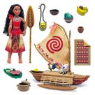 Conjunto de Brinquedos Disney Store Moana com Pua e HeiHei Conjunto de Brinquedos Disney Store Moana com Pua e HeiHei