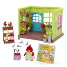 Conjunto de brinquedos Dollhouse Li'l Woodzeez Li'l Petals Flower Shop 29 unidades