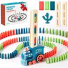Conjunto de brinquedos Domino Train BAIWER com 200 dominós para crianças de 3 a 6 anos