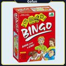 Conjunto de brinquedos educativos de vocabulário de inglês para jogos de tabuleiro de bingo