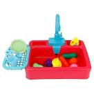 Conjunto de brinquedos elétricos para lava-louças para crianças com bateria - plástico