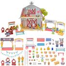 Conjunto de brinquedos em miniatura para casa de bonecas Honey Bee Acres Harvest Festival