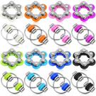 Conjunto de brinquedos Fidget CHENGU, 16 unidades com 8 correntes de seis rolos e 8 chaves