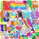 Conjunto de brinquedos Fidget LIAM e AVA, pacote com 160 brinquedos sensoriais para crianças e autismo