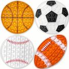 Conjunto de brinquedos Fidget QETRABONE Football Basketball Baseball Rugby