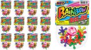 Conjunto de brinquedos JA-RU Jumbo Jax com bola de borracha Rainbow Neon 12 Set