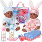 Conjunto de brinquedos Jerify Realistic Twin Baby Dolls de 30 cm com acessórios Conjunto de brinquedos Jerify Realistic Twin Baby Dolls de 30 cm com acessórios