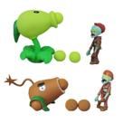 Conjunto de brinquedos JHESAO Plants vs Zombies PVZ 1 2 com figuras e bolas