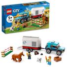 Conjunto de brinquedos LEGO City Great Vehicles Horse Transporter 60327