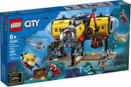 Conjunto de brinquedos LEGO City Ocean Exploration Base 60265 com 497 peças