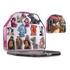 Conjunto de brinquedos LUPPA Masha and The Bear com 13 bonecos com caixa de lata