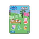 Conjunto de brinquedos Magnetic Creations Tin Dress Up Peppa Pig Kids