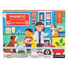 Conjunto de brinquedos magnético Petit Collage Pet Hospital Scene com 50 unidades Conjunto de brinquedos magnético Petit Collage Pet Hospital Scene com 50 unidades