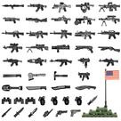 Conjunto de brinquedos MaozyHomie Military War Wears U.S. Vietnam, 54 unidades