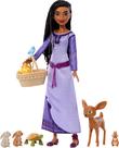 Conjunto de brinquedos Mattel Disney Wish Woodland Animals of Rosas com Asha