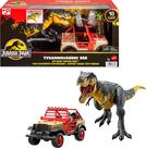 Conjunto de brinquedos Mattel Jurassic Park '93 Classic com T. rex e bonecos Conjunto de brinquedos Mattel Jurassic Park '93 Classic com T. rex e bonecos