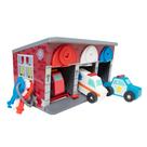 Conjunto de Brinquedos Melissa & Doug - Veículos de Resgate de Madeira com Garagem (36-72m)