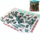 Conjunto de brinquedos militares da Guerra Mundial 93 unidades com soldados de 9 cm +5x1 a 7x9x6cm