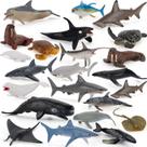 Conjunto de brinquedos Mini Ocean Animal Figures, 23 unidades para crianças de mais de 3 anos Conjunto de brinquedos Mini Ocean Animal Figures, 23 unidades para crianças de mais de 3 anos