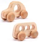 Conjunto de brinquedos Montessori Push Push Teether Toy Baby Wooden Car