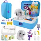 Conjunto de brinquedos para animais de estimação TEUVO, 16 unidades para cães de pelúcia e acessórios