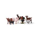 Conjunto de brinquedos para animais de fazenda Schleich Farm World de 7 peças com dálmata Conjunto de brinquedos para animais de fazenda Schleich Farm World de 7 peças com dálmata