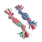 Conjunto de brinquedos para cães, corda de algodão com guincho, 2 peças para pequenos e médios