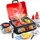 Conjunto de brinquedos para churrasco Play-Act Kids com fumaça, luz e som