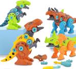 Conjunto de brinquedos para construção de dinossauros Take Apart para meninos com chave de fenda
