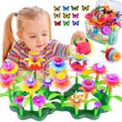 Conjunto de brinquedos para construção de jardins de flores FUNZBO 109 unidades por 3-7 anos