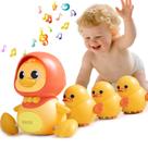 Conjunto de brinquedos para engatinhar bebês JUYEE Magnetic Swaying Ducks com música