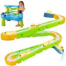 Conjunto de brinquedos para escorregador de água e mesa dágua Step2 Resflycheng