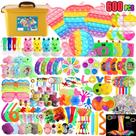 Conjunto de brinquedos Party Favors Fidget para crianças de 8 a 12 anos com 600 unidades +600