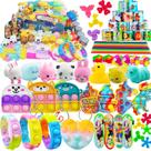 Conjunto de brinquedos Party Favors HAICORO 51 unidades Pop Fidget para crianças Conjunto de brinquedos Party Favors HAICORO 51 unidades Pop Fidget para crianças