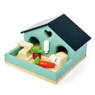 Conjunto de brinquedos Pet Play Tender Leaf para casa de bonecas a partir de 3 anos com coelho