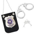 Conjunto de brinquedos prateado Spooktacular Creations Police Pretend Play Conjunto de brinquedos prateado Spooktacular Creations Police Pretend Play