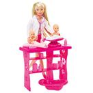 Conjunto de brinquedos Simba Toys Steffi Love Baby Doctor com balança para bebês rosa