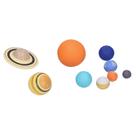 Conjunto de brinquedos Teaching Model Planet Model Astronomy Science, 9 unidades