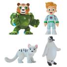 Conjunto de Brinquedos Team MekBots Resgate Animal Frost com Mini Figuras Conjunto de Brinquedos Team MekBots Resgate Animal Frost com Mini Figuras