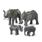 Conjunto de brinquedos Terra by Battat African Elephant Family, 4 peças de mais de 3 anos