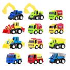 Conjunto de brinquedos TOYMYTOY Kids Pull-back Vehicles 12 unidades