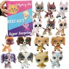 Conjunto de brinquedos TRUZ LPS Great Dane Dog Cocker Spaniel Dog 6 unidades