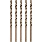 Conjunto de brocas amoolo M35 HSS Cobalt 11/64", 5 peças para metal