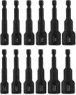 Conjunto de brocas de acionamento NEIKO 10250A, porca magnética de impacto hexagonal de 12 peças