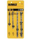 Conjunto de brocas de alvenaria DEWALT Percussion de 4 peças (DW5204)
