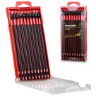 Conjunto de brocas de chave de fenda GEINXURN Impact Tough PH2, pacote de 6 em 10 Conjunto de brocas de chave de fenda GEINXURN Impact Tough PH2, pacote de 6 em 10