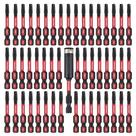Conjunto de brocas de chave de fenda GEINXURN Impact Tough SQ2, pacote com 50 unidades com suporte