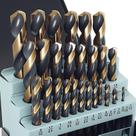 Conjunto de brocas de cobalto Axelord, 29 unidades, 1,6-12,7 mm de alta velocidade