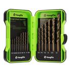 Conjunto de brocas de cobalto Yougfin M35 HSS 15 unidades para metal